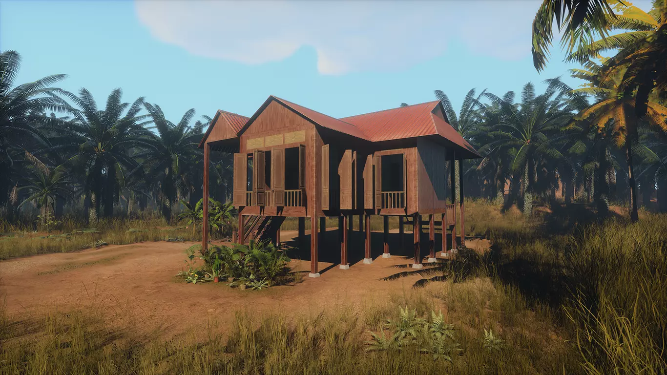 wooden-house-3d-model